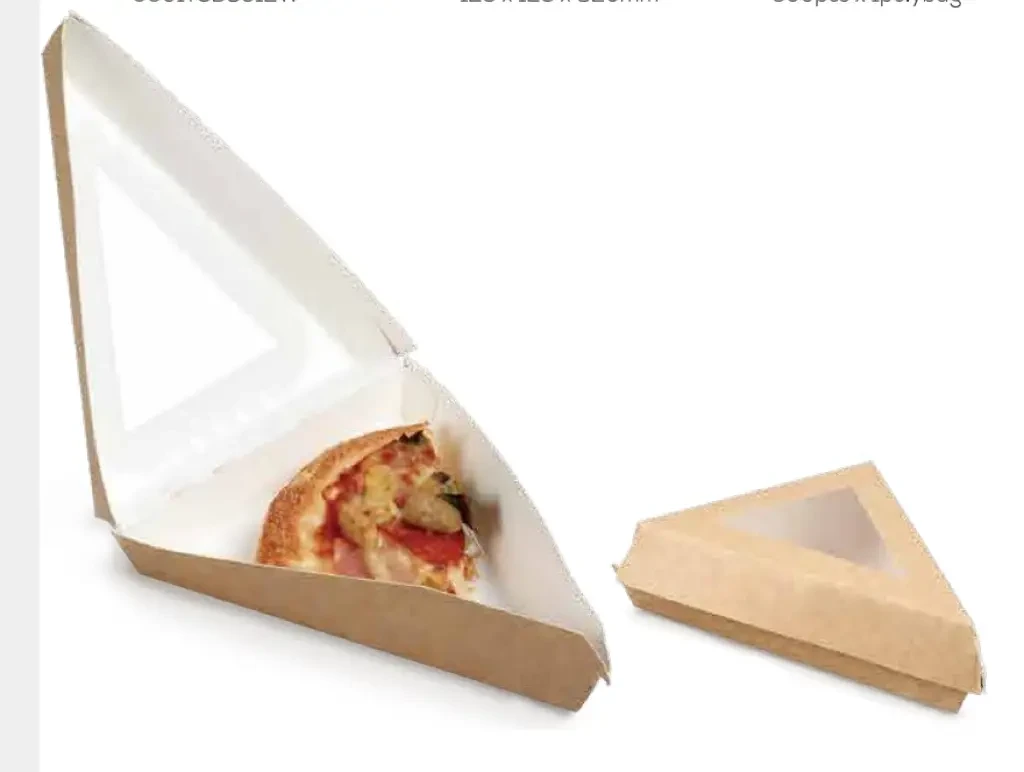 Kraft Pizza Slice Box with PLA Window