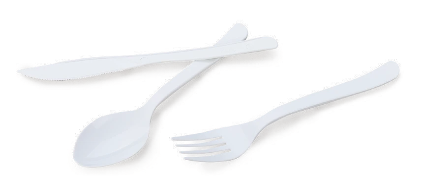CPLA Cutlery, Fork, Knife & Spoon