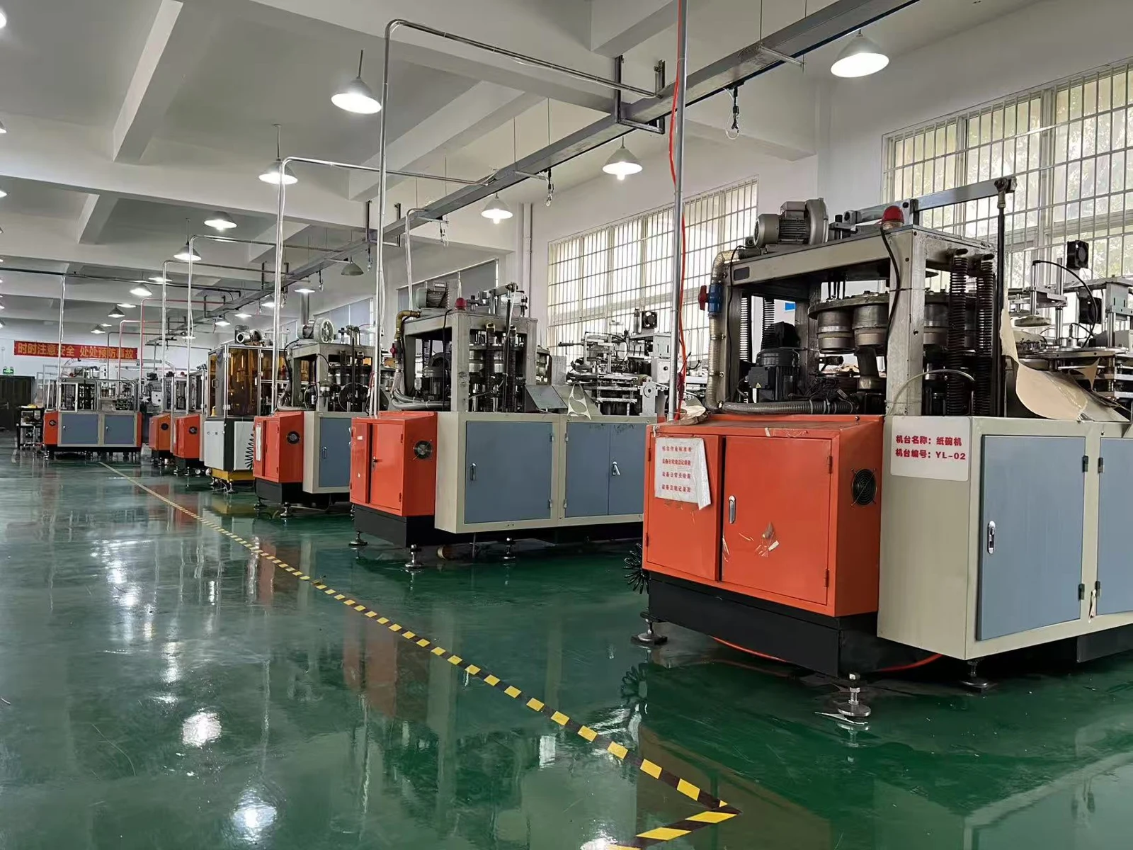 Production equipment inside the CORNCOMP factory