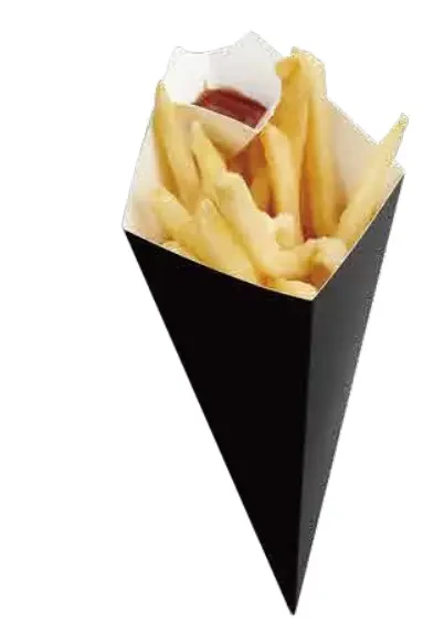 Black Fries Cone – 3 Sizes