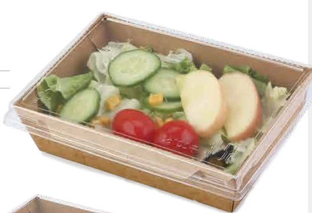 Kraft Paper Box with PET Window, 4 Sizes