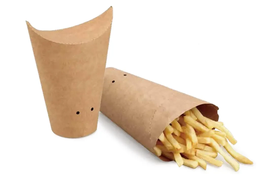 Kraft French Fry Cup – Closed Top, 3 Sizes