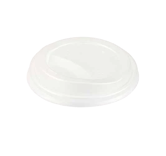 White Coffee Cup Lids – PLA, 4 Sizes