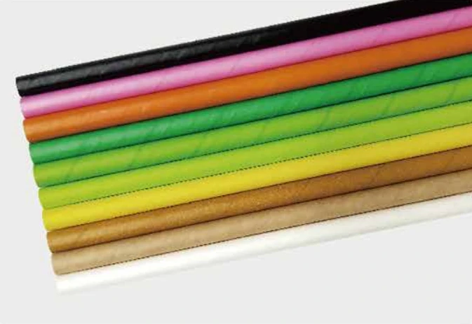 Solid Color Paper Straw with Bamboo Fiber